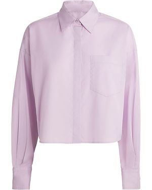 Rag & Bone Cotton Marin Shirt - Purple