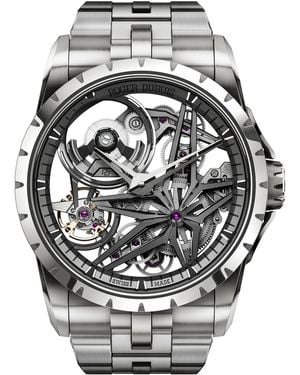 Roger Dubuis Titanium Excalibur Monobalancier Watch - Metallic