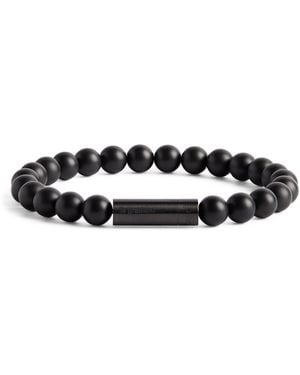 Le Gramme Ceramic Bead Bracelet - Black