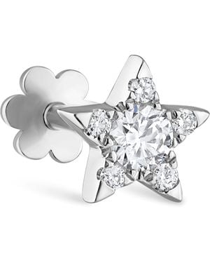 Maria Tash And Diamond Celestial Stud Earring - White