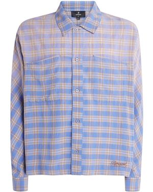 Represent Santa Monica Flannel Shirt - Blue