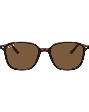 Ray-Ban Rb2193 Leonard Square Sunglasses - Brown