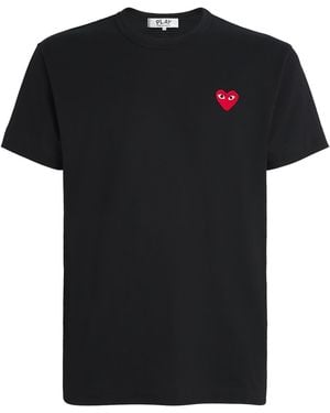 COMME DES GARÇONS PLAY Heart Logo T-Shirt - Black
