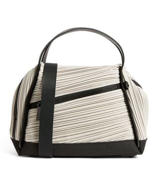 Pleats Please Issey Miyake Bias Pleats Top-handle Bag - Black