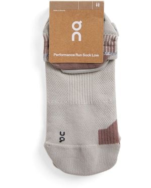 On Shoes Performance Run Low Socks - Grey
