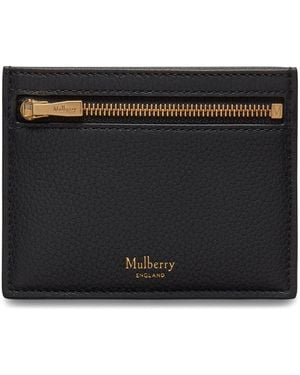Mulberry Leather Card Holder - Black