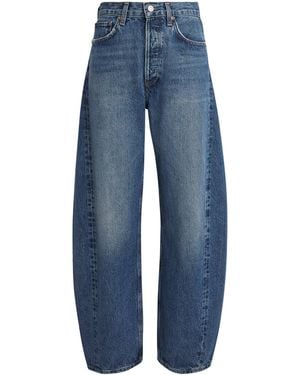 Agolde Luna Pierced Tapered Jeans - Blue