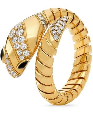 BVLGARI And Diamond Serpenti Ring - Metallic