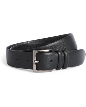 Jacob Cohen Leather Buckle Belt - Black