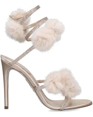 Rene Caovilla Embellished Cleo Sandals 105 - White