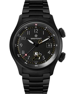 Bremont X Felix The Cat Titanium Altitude Mb Meteor Pilot's Watch - Black
