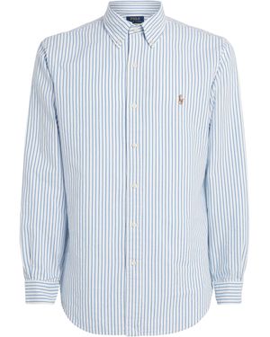 Polo Ralph Lauren Cotton Seersucker Stripe Shirt - Blue