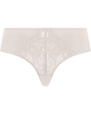 Hanro Lysia Midi Briefs - Natural
