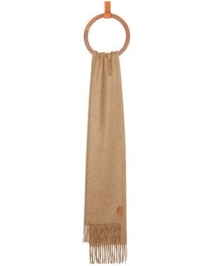 Loewe Cashmere Scarf - White