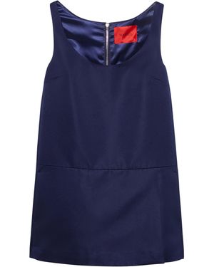 MAX&Co. Scoop-Neck Mini Dress - Blue
