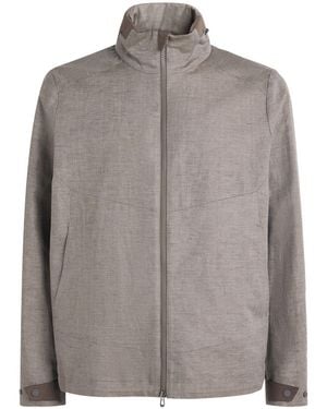 Sease Water-Resistant Linen Cruise 2.0 Jacket - Grey