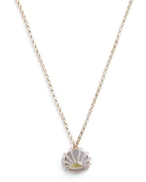 L'Atelier Nawbar Diamond, Citrine And Pearl N*93 Sun Dawn Necklace - Metallic
