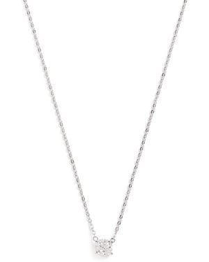 Harrods And Diamond Pendant Necklace - Metallic