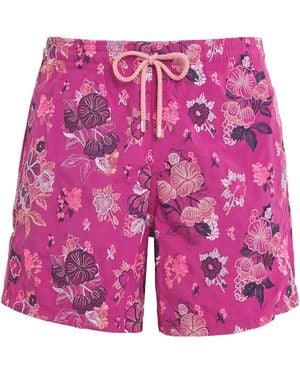 Vilebrequin Embroidered Mistral Swim Shorts - Pink