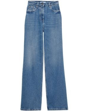 Prada High-Rise Boyfriend Jeans - Blue