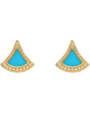 BVLGARI Diamond And Divas' Dream Earrings - Blue