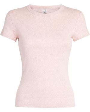 Leset Cotton Slim Nando T-Shirt - Pink