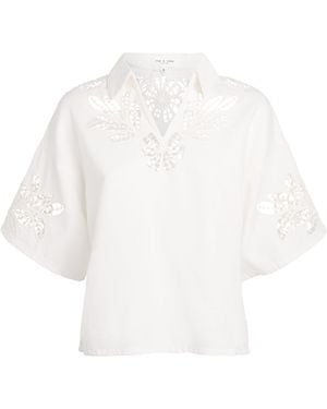 Rag & Bone Lucy Denim Shirt - White