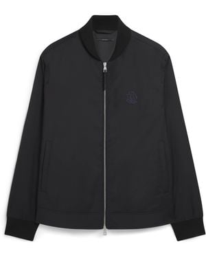 dunhill Stretch-Wool Athluxury Bomber Jacket - Black