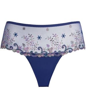 Simone Perele Delice Shorty Briefs - Blue