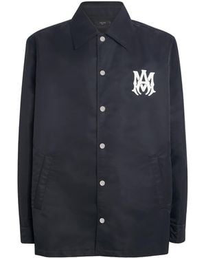 Amiri Logo Coach Jacket - Blue