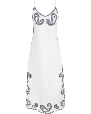 Claudie Pierlot Stretch-Cotton Maxi Dress - White