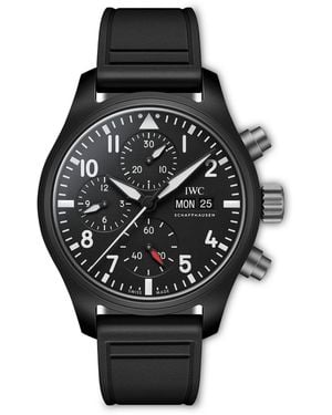 IWC Schaffhausen Ceramic Top Gun Pilot Watch - Black