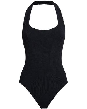 Hunza G Halterneck Sandy Swimsuit - Black