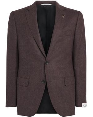 Pal Zileri Wool Vicenza Blazer - Brown