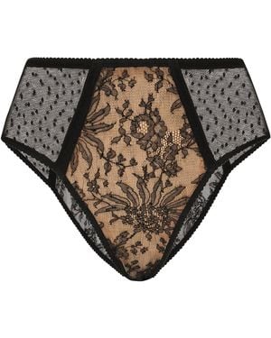Dolce & Gabbana Lace Briefs - Grey