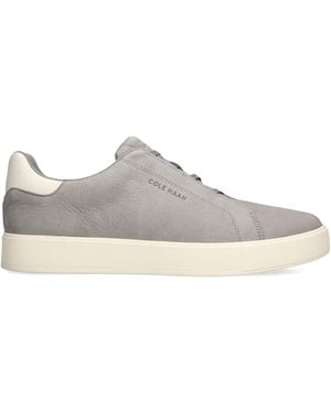 Cole Haan Suede Grandprø Low-Top Trainers - Brown