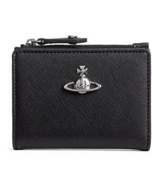 Vivienne Westwood Saffiano Leather Card Holder - Black