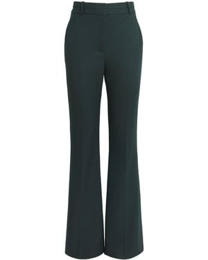 Veronica Beard Twill Melvin Tailored Trousers - Grey