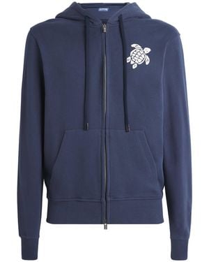 Vilebrequin Embroidered Zip-Up Hoodie - Blue