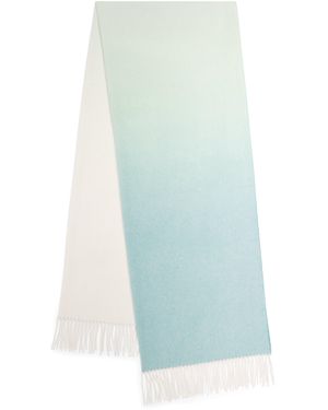 Johnstons of Elgin Cashmere Ombré Stole - Blue