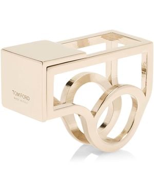 Tom Ford Sculptural Cocktail Ring - Natural