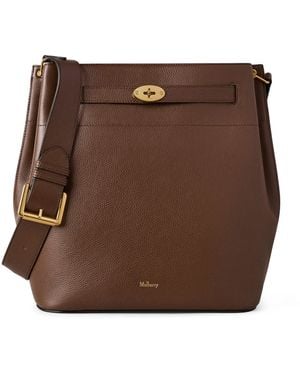 Mulberry Large Leather Islington Bucket Bag - Brown