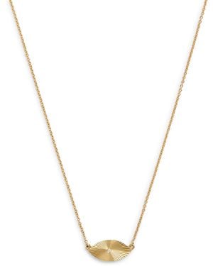 Jennifer Meyer And Diamond Mini Evil Eye '70S Necklace - Metallic