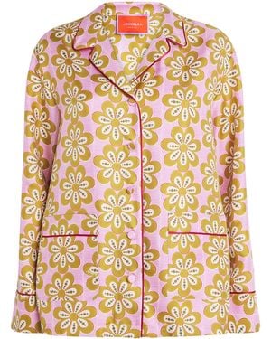 La DoubleJ Printed Pajama Shirt - Multicolor