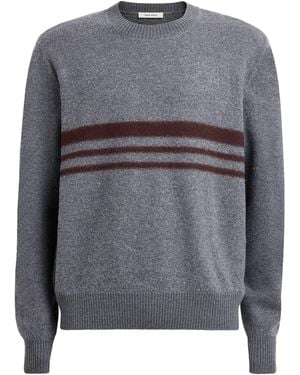 Craig Green Wool Felt Stripe Jumper - Grey