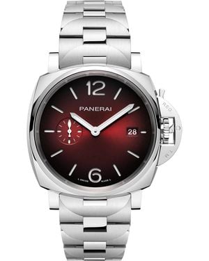 Panerai Stainless Steel Luminor Due Watch - Metallic
