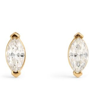SHAY And Diamond Stud Earrings - Metallic