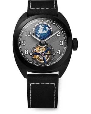 Bremont Titanium Terra Nova Dual-Time Tourbillon Watch - Grey