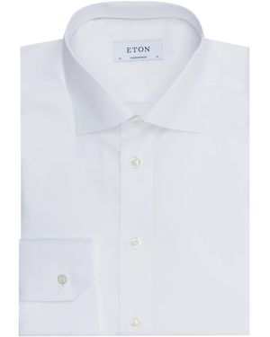 Eton Signature Twill Contemporary Fit Shirt - White