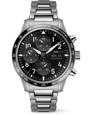 IWC Schaffhausen X Mercedes-Amg Titanium Pilot's Performance Chronograph Watch - Metallic